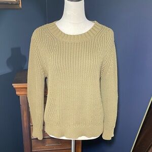 Everlane Green Crew Neck Pullover Sweater Size Medium